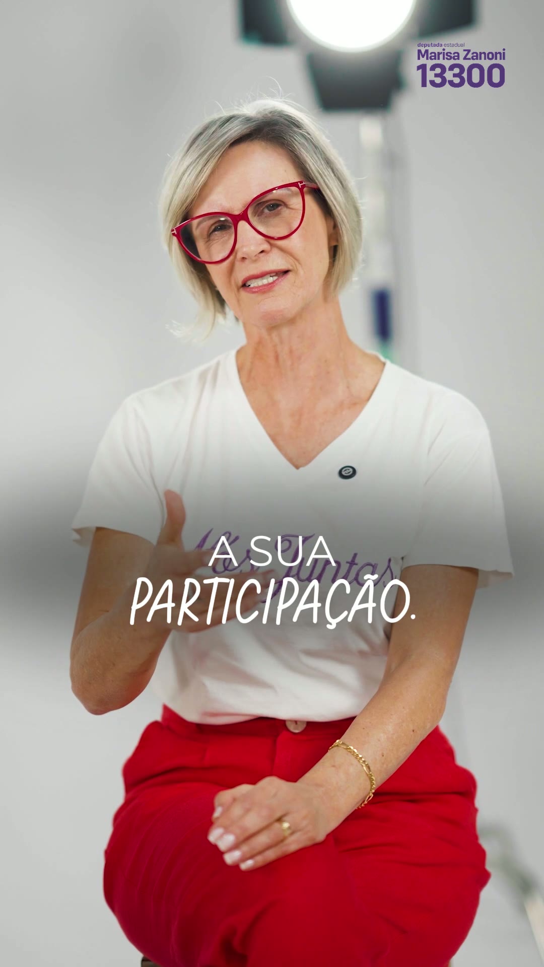 Tem político que pede seu voto e some depois da eleição. O Nós Juntas tem raízes de verdade na região da AMFRI: seu voto no coletivo não se perde, ele ecoa — Marisa Zanoni 13.300, a gente junto!